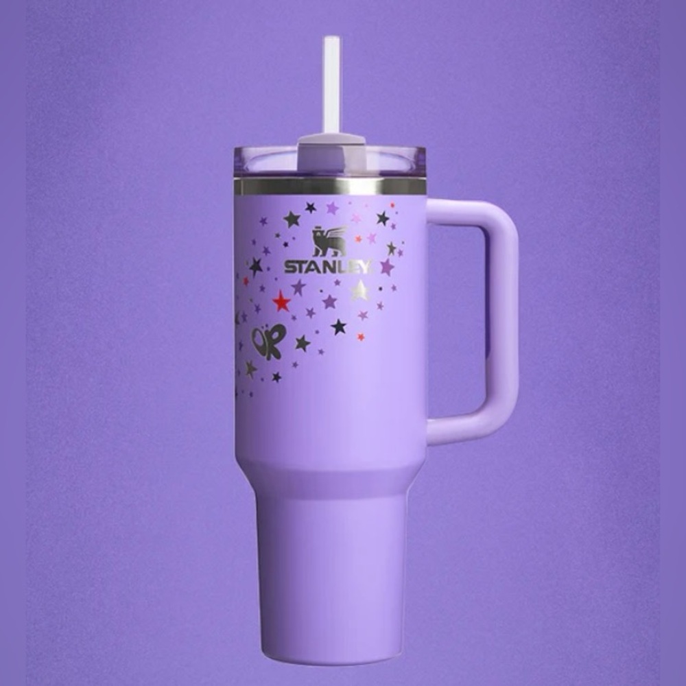 Olivia Rodrigo Stanley Purple Tumbler with Straw